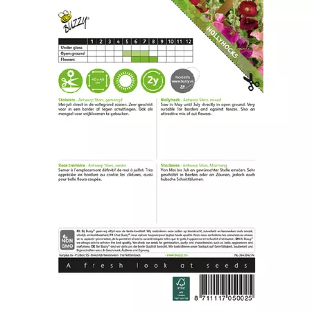 Althaea antwerp stars mix 0.5g - afbeelding 2