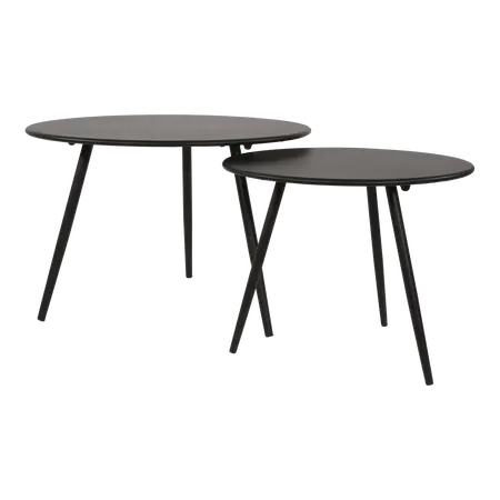 Bijzettafel rafael d45h36.5 zwrt