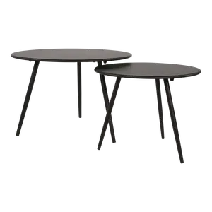 Bijzettafel rafael d45h36.5 zwrt