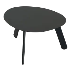 Bijzettafel tiki 55x46x28cm zwart - afbeelding 2