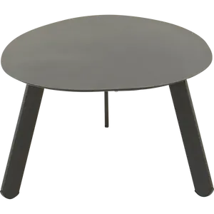 Bijzettafel tiki 55x46x28cm zwart - afbeelding 4