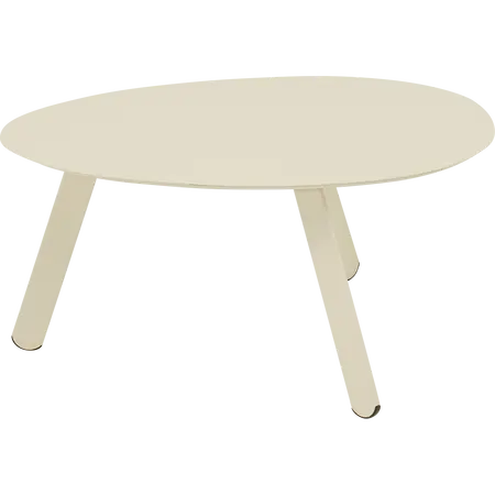 Bijzettafel tiki 74x60x36cm creme - afbeelding 3