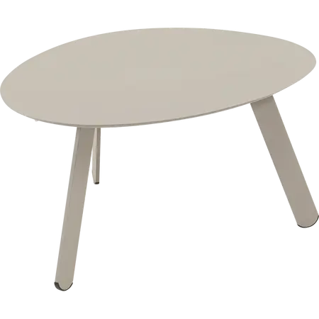 Bijzettafel tiki 74x60x36cm grijs - afbeelding 1