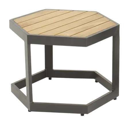 Bijzettafeltje esagono antraciet - afbeelding 1