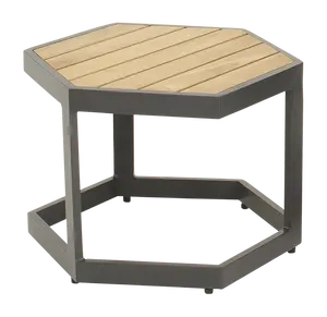 Bijzettafeltje esagono antraciet