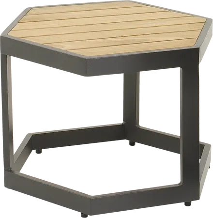 Bijzettafeltje esagono antraciet - afbeelding 2