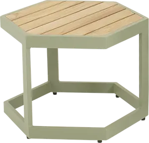 Bijzettafeltje esagono zachtgroen - afbeelding 2