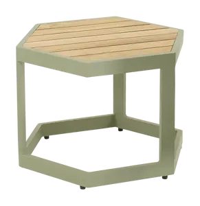 Bijzettafeltje esagono zachtgroen