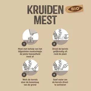 Bio kruidenmest 1kg - afbeelding 3