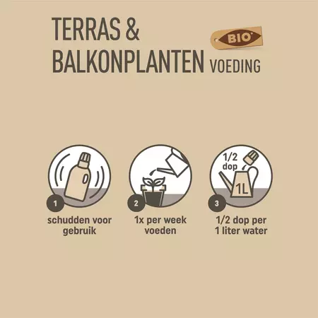 Bio terras&balkon voeding 500ml - afbeelding 3