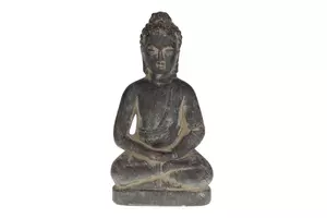 Boeddha l17b11h30.5cm d.grijs