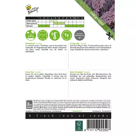 Boerenkool scarlet paars 2g - afbeelding 2