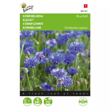 Centaurea cyanus dubbelbloem b 1.5g
