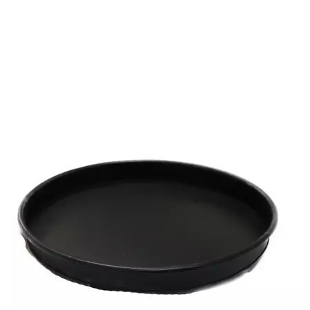 Dienblad metaal d37h4cm zwart - afbeelding 1