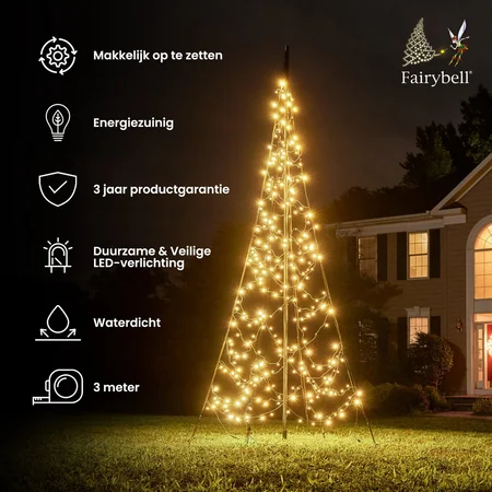 Fairybell l300cm 320led warmwit - afbeelding 4