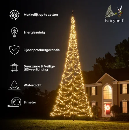 Fairybell twinkle l800 1500led wwit - afbeelding 2