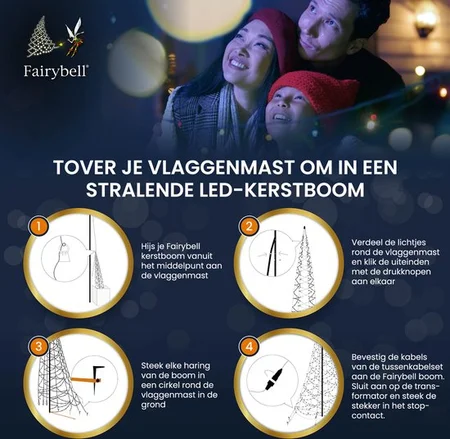 Fairybell verl l1000cm 2000led wwit - afbeelding 3