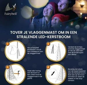 Fairybell verl l1000cm 2000led wwit - afbeelding 3