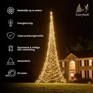 Fairybell verl l1000cm 2000led wwit - afbeelding 2