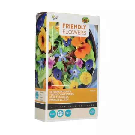 Flower mix eetbare bloemen 15m2 - afbeelding 1