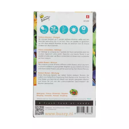 Flower mix eetbare bloemen 15m2 - afbeelding 2