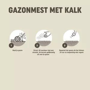 Gazonm+kalk 3-in-1 30m2 - afbeelding 3