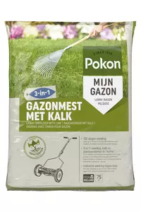 Gazonm+kalk 3-in-1 75m2 - afbeelding 1