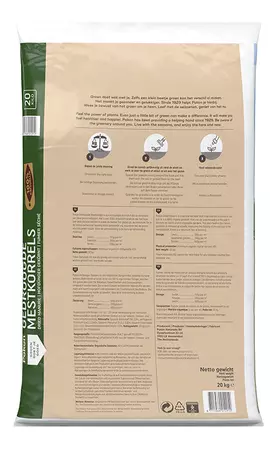 Gedroogde mestkorrel 20kg - afbeelding 2