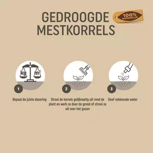 Gedroogde mestkorrel s 5kg - afbeelding 3