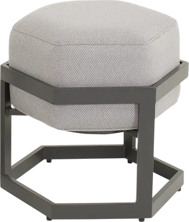 Hocker Esagono Antraciet - afbeelding 1