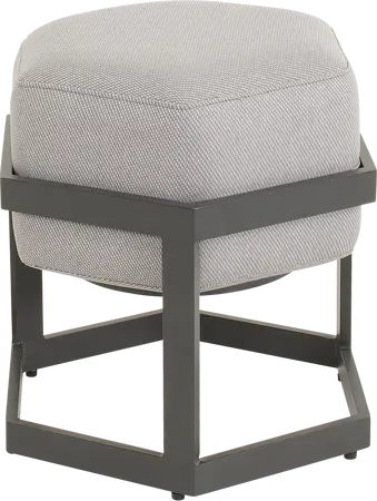 Hocker Esagono Antraciet - afbeelding 2