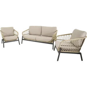 Loungeset Zavi Beige - afbeelding 1