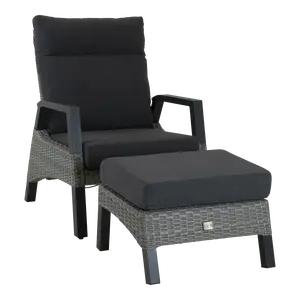 Loungestoel treviso brick - afbeelding 2