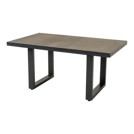 Loungetafel hoog Murcia Negro 140x85cm