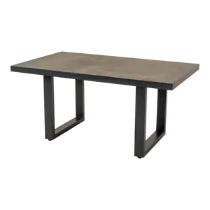 Loungetafel hoog Murcia Negro 140x85cm