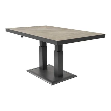 Loungetafel verstelbaar Murcia Negro 140x85cm - afbeelding 1