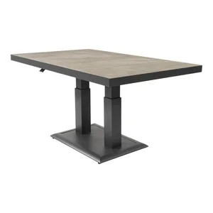 Loungetafel verstelbaar Murcia Negro 140x85cm - afbeelding 1