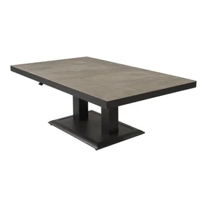 Loungetafel verstelbaar Murcia Negro 140x85cm - afbeelding 2