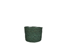 Mand stef zeegras d14h13cm groen - afbeelding 1