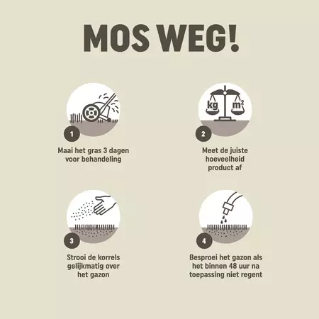 Mos weg! 25 m2 875g - afbeelding 3