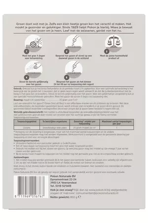 Onkruid weg 40m2 800g - afbeelding 2