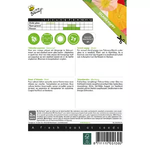 Papaver nudicaule excels. mix 0.3g - afbeelding 2