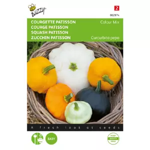 Patisson courgette colour mix 1.5g - afbeelding 2
