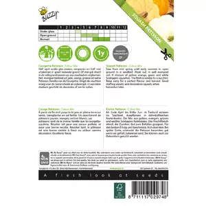 Patisson courgette colour mix 1.5g - afbeelding 2