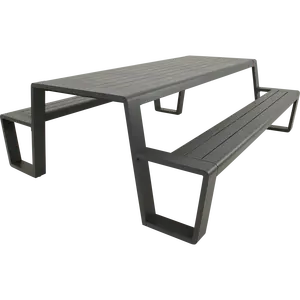 Picknickset estilo 220cm antraciet