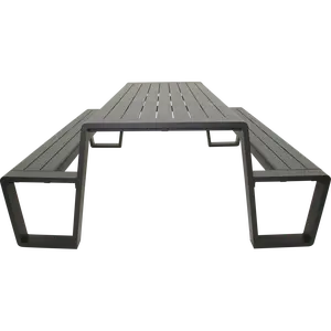 Picknickset estilo 220cm antraciet - afbeelding 2