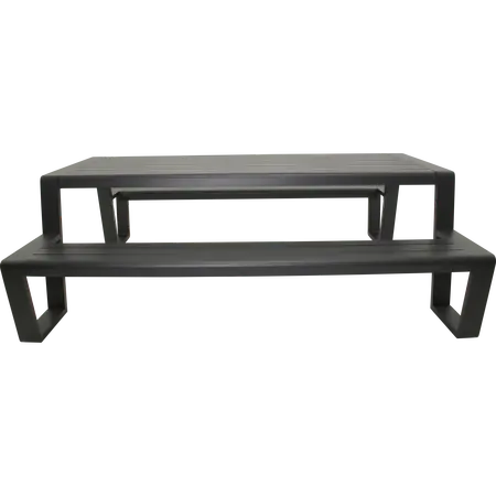 Picknickset estilo 220cm antraciet - afbeelding 3