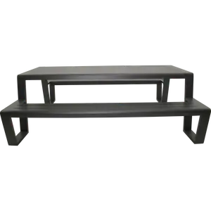 Picknickset estilo 220cm antraciet - afbeelding 3