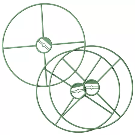 Plantensteunen rond d30cm groen 3st - afbeelding 2