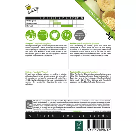 Pompoen vegetable spaghetti 1g - afbeelding 2